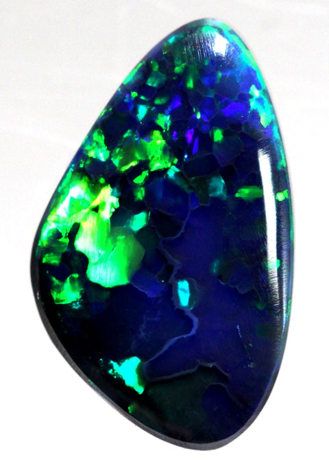 Stunning blue/green solid black Opal!