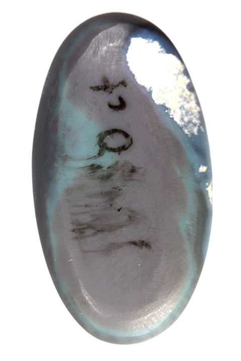(037) 10.50ct Big Brilliant Solid Black Australian Opal! freeshipping - Global Opals