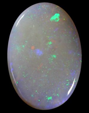 Large Solid Opal Pin-Fire & Broad-Flash Pattern! 19.82ct / 1352 freeshipping - Global Opals