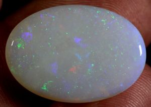 Large Solid Opal Pin-Fire & Broad-Flash Pattern! 19.82ct / 1352 freeshipping - Global Opals