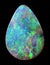 Bright Tear Drop Crystal Opal 1233