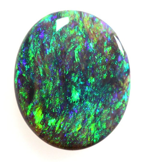 1.28 carat green moss pattern Lightning Ridge Opal!