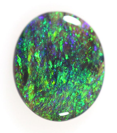 1.28 carat green moss pattern Lightning Ridge Opal!