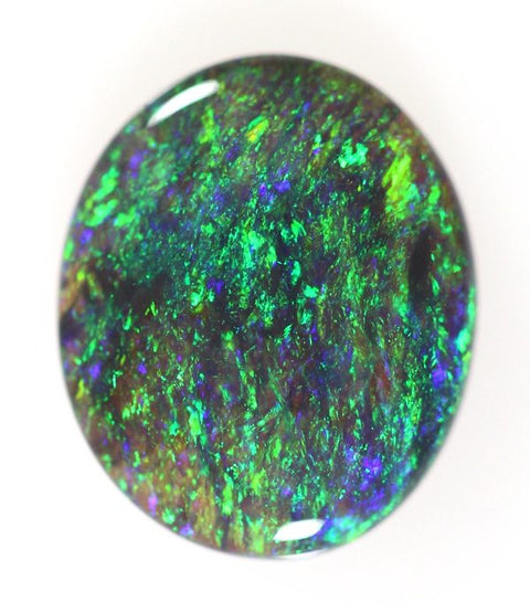 1.28 carat green moss pattern Lightning Ridge Opal!