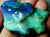 (1201) 100.51ct Free-Form Carving Rough-Rubbed Solid Black Opal $3500 freeshipping - Global Opals