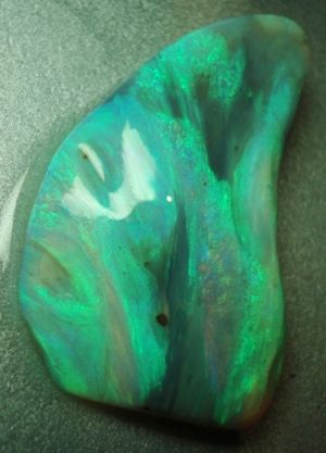 (1203) 59.32ct Free-Form Carving Rough-Rubbed Solid Black Opal $1300 freeshipping - Global Opals