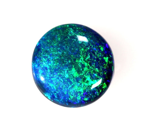 Brilliant High Cabochon Solid Black Lightning Ridge Opal! (104) 4.06ct freeshipping - Global Opals
