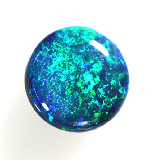 Brilliant High Cabochon Solid Black Lightning Ridge Opal! (104) 4.06ct freeshipping - Global Opals