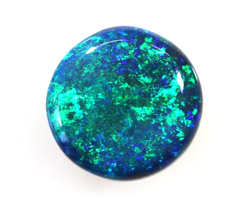 Brilliant High Cabochon Solid Black Lightning Ridge Opal! (104) 4.06ct freeshipping - Global Opals