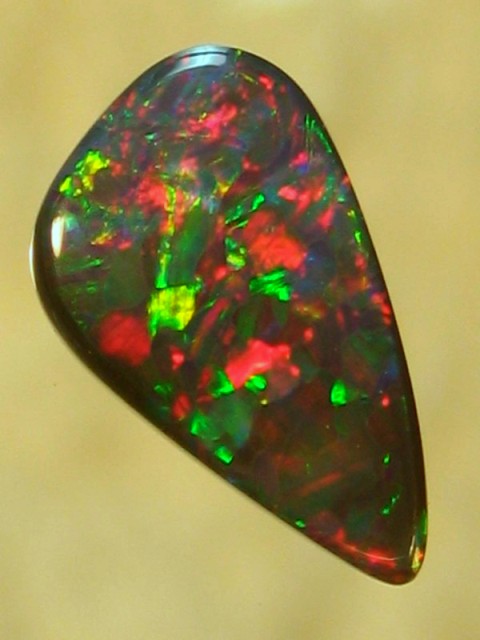 Amazing play of colour red Opal!