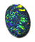 Magnificent Gem Solid Black Blue, Green Opal 1067 / 2.95ct freeshipping - Global Opals