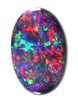 SOLD! Bright Red 2.86ct Multi-Color Floral Pattern Solid Black Opal