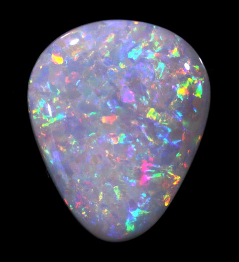 Brilliant Red Multi-Colour Display! Solid Australian Opal 9.61ct / 1092 freeshipping - Global Opals