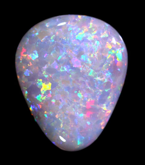 Brilliant Red Multi-Colour Display! Solid Australian Opal 9.61ct / 1092 freeshipping - Global Opals