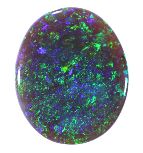 Very Bright solid Black Opal (116)