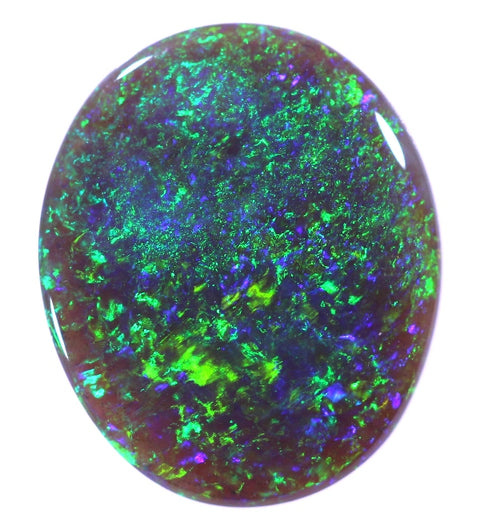 Very Bright solid Black Opal (116)