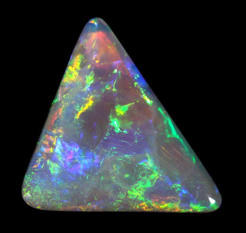 Amazing Colour Display Brilliant Solid Opal 3.67ct / 1214 freeshipping - Global Opals