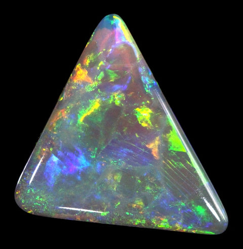 Amazing Colour Display Brilliant Solid Opal 3.67ct / 1214 freeshipping - Global Opals