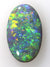 4.59 carat bright blue/green semi-black Opal!