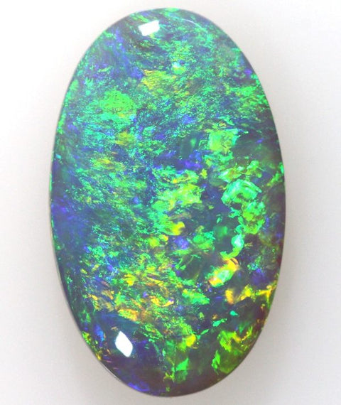 4.59 carat bright blue/green semi-black Opal!