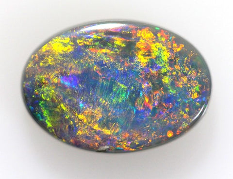 Rainbow coloured amazing 5.51 carat gem opal!