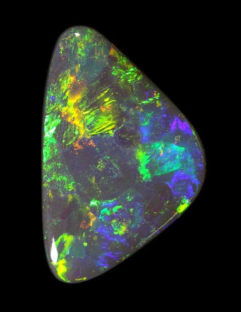 10.27 carat stunning free-form semi-black Opal!