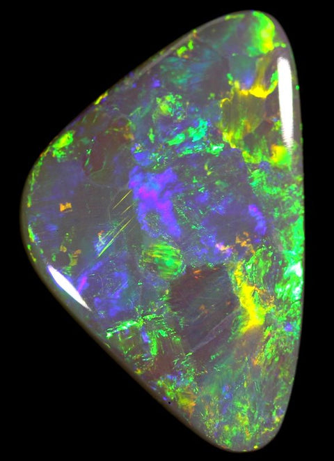 10.27 carat stunning free-form semi-black Opal!