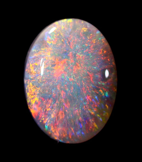 Lightning Ridge Solid Dark Opal 2.00ct (1260) freeshipping - Global Opals