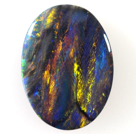 4.29 carat Deep Colour solid black Opal!