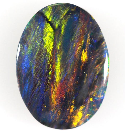4.29 carat Deep Colour solid black Opal!