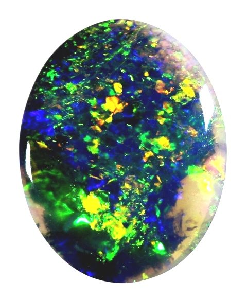 Bright Black Opal