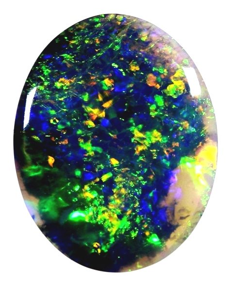 Bright Black Opal