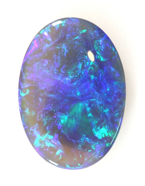 1319 - Brilliant Lightning Ridge Opal 10.62ct - Natural Solid Dark Opal freeshipping - Global Opals