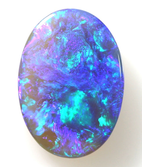 1319 - Brilliant Lightning Ridge Opal 10.62ct - Natural Solid Dark Opal freeshipping - Global Opals