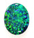  Brilliant 3.10ct Blue/Green Lightning Ridge Solid Dark Opal 137 Global Opals