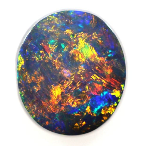 Red on black classic solid black Opal!