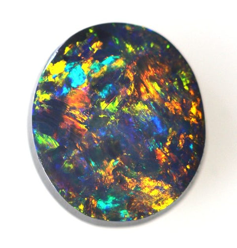 Red on black classic solid black Opal!