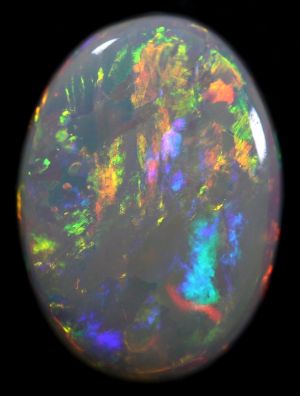 4.01ct Gorgeous Orange Solid Lightning Ridge Light Opal! 1562 freeshipping - Global Opals