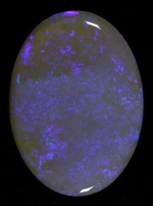 Large Purple Solid Lightning Ridge Opal 14.94ct / 1575 freeshipping - Global Opals