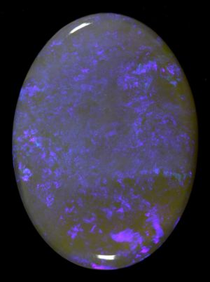 Large Purple Solid Lightning Ridge Opal 14.94ct / 1575 freeshipping - Global Opals