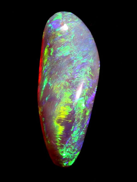 9.68 carat brilliant Lightning Ridge Crystal Opal!