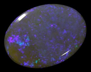 Large Purple Solid Lightning Ridge Opal 14.94ct / 1575 freeshipping - Global Opals