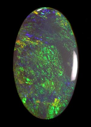 Bright Green-Orange Lightning Ridge Solid Opal 4.59ct / 1570 freeshipping - Global Opals