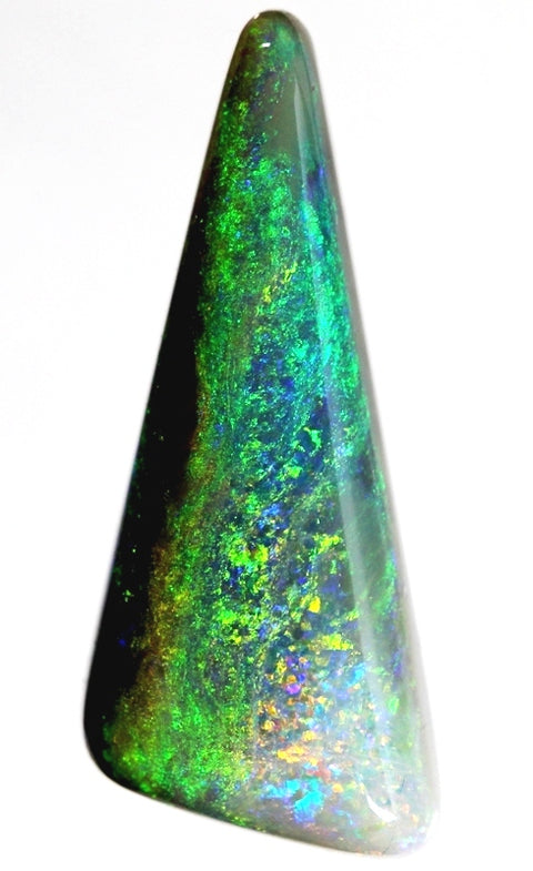 Large Triangle Drop-Shaped Solid Opal 10.09ct / 1533 freeshipping - Global Opals