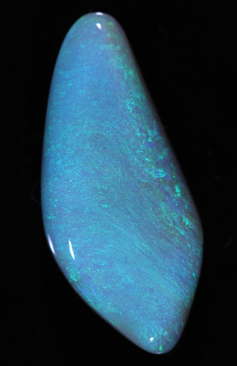 Bright Green High Cabachon Natural Solid Ridge Opal 11.14ct / 1530 freeshipping - Global Opals