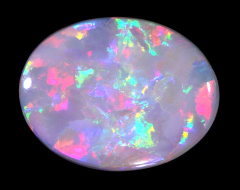 Beautiful Red Multi-Coloured Solid Aussie Opal 6.06ct / 1572 freeshipping - Global Opals