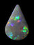 colourful floral pattern tear drop white Opal!