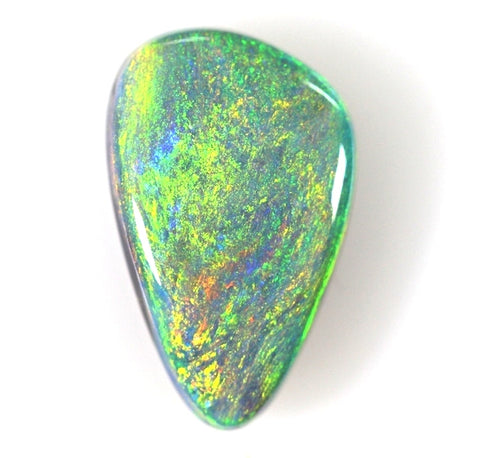 Green Orange Gold - Solid Black Opal - 191 / 12.52ct freeshipping - Global Opals