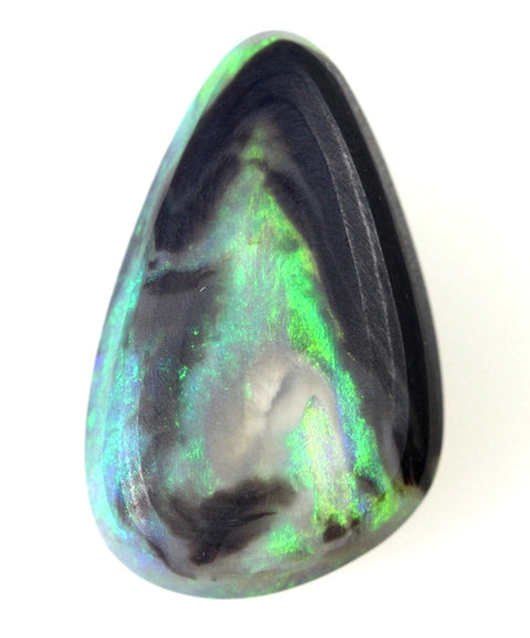 Green Orange Gold - Solid Black Opal - 191 / 12.52ct freeshipping - Global Opals