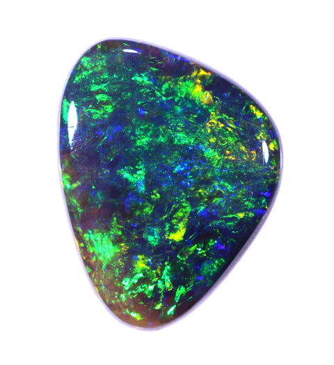 Brilliant solid black Opal! (193)